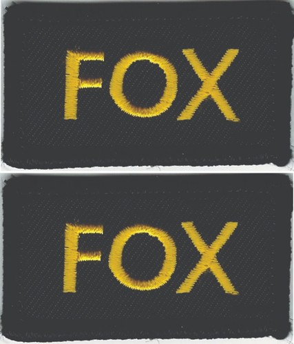 Fox name patch - fox,